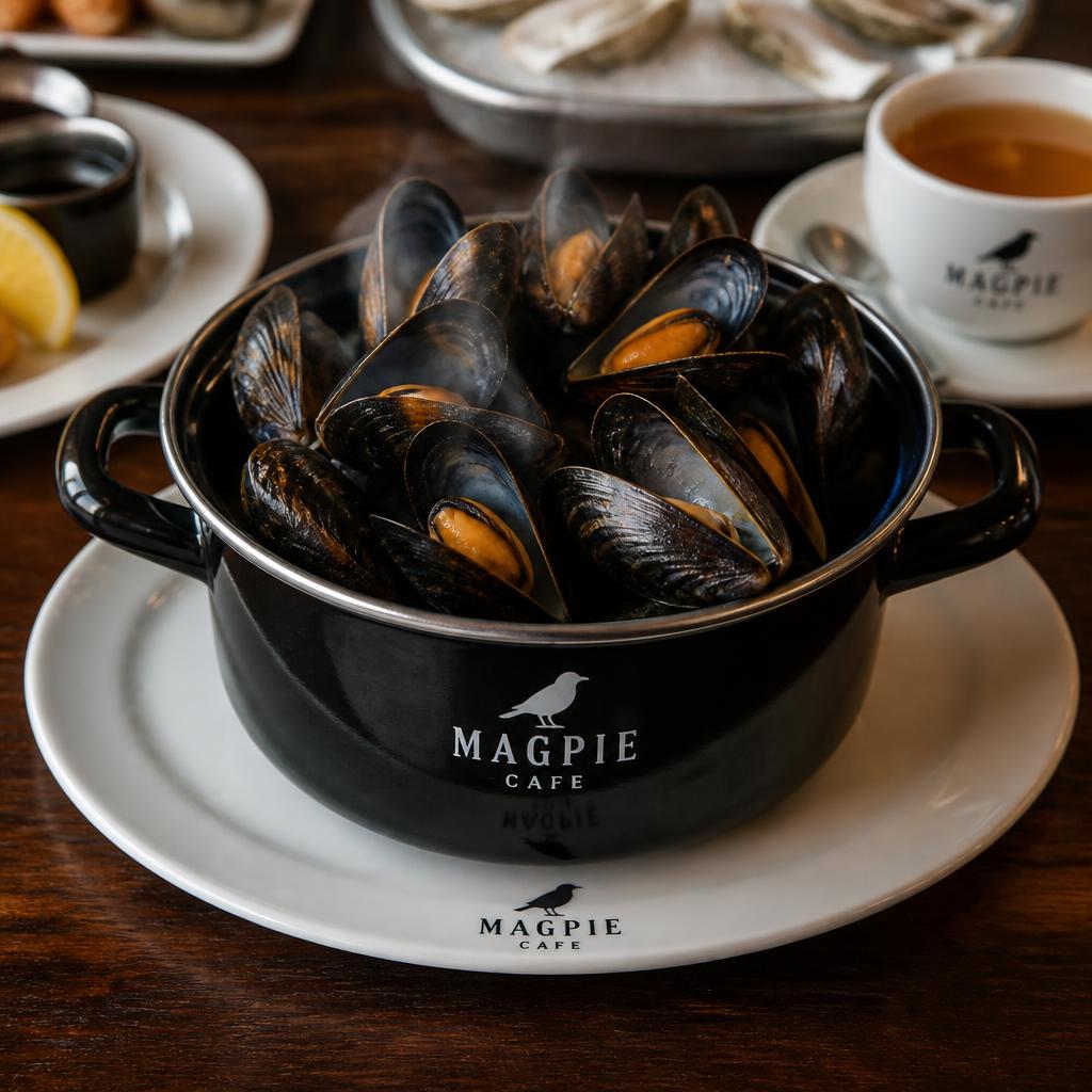 Mussels in the pot