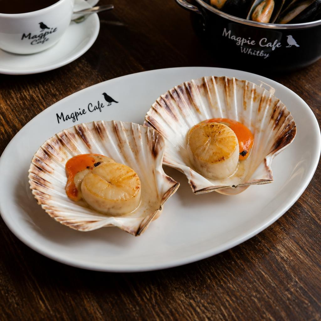Scallops in the shell